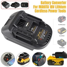 Makita 18V Slider Li-ion Battery Convert to DEWALT 20V(Max) Power Tools Adapter