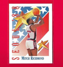 1992-93 SkyBox Seoul '88 Mitch Richmond Card, USA Basketball Team #555