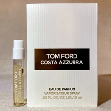 Tom Ford Costa Azzurra Eau de Parfum EDP Sample Spray .05oz, 1.5ml New in Card