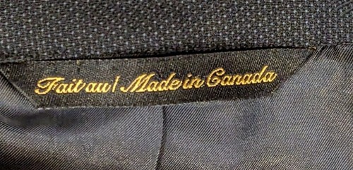 Jack Victor Canada Wool Blazer Sports Coat Dark Gray with Blueish-Tint - 46? - Picture 8 of 8