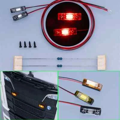 NEIN LED Warnleuchte Für 1/14 Tamiya RC Truck Car Scania 770S BENZ VOLVO MAN