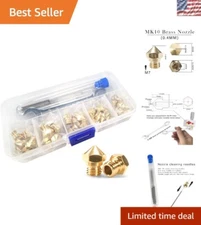 MK10 Nozzles 24pcs Set -  Steel Nozzles for 3D Printing Enthusiasts