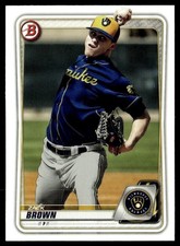2020 Bowman Prospects Zack Brown Milwaukee Brewers #BP-34