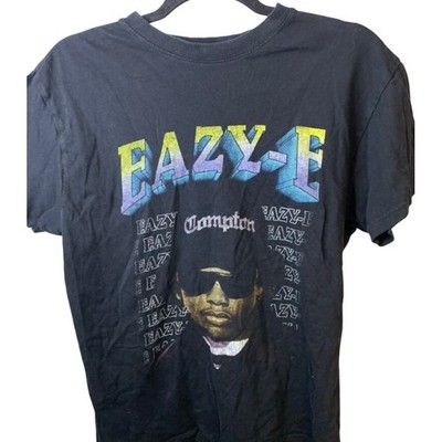 Eazy-E Rap Tee Compton Hip Hop Graphic Shirt Black Fame Size L NWA Streetwear