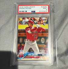 Topps 2018 Update Series Shohei Ohtani Rookie Debut #US285 RC PSA 9
