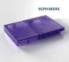 Playstation 2 Slim PS2 Full Replacement Console Shell Housing Transparent Purple