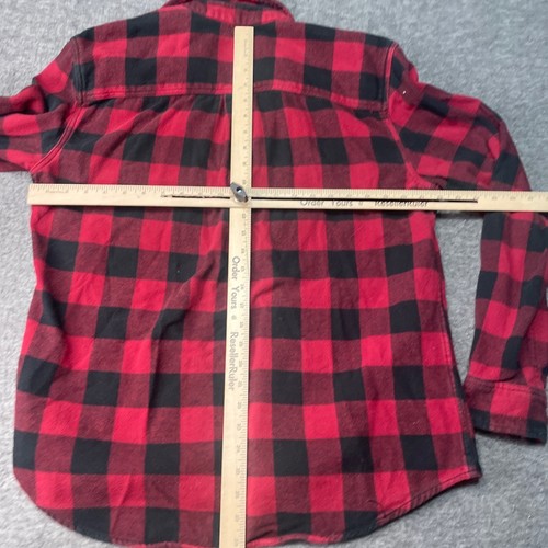 Camicia di flanella Mossimo uomo grande pesante a quadri stile bufalo comoda - Foto 5 di 9