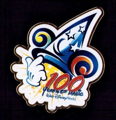 Disney Walt World 100 Years of Magic Sorcerer's Apprentice Hat Pin