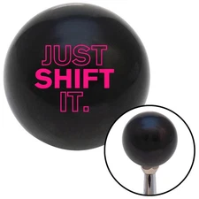 Pink Just Shift It. Black Shift Knob w/ M16x1.5 Insert Shifter Auto Manual Brody