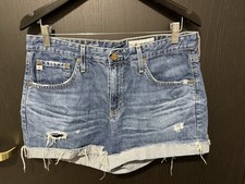 AG-ED Adriano Goldschmied The Hailey Ex-Boyfriend Roll Up Shorts, Size 30 Reg.
