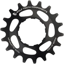 Wolf Tooth Components Single Speed Aluminum Cog: 18T Black 18 tooth