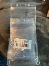 WHOLESALE 50 VERTICAL VINYL ID BADGE HOLDER INSERT SIZE 4" H x 3"W