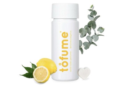 Tofume Lemon Eucalyptus Flushable Freshener Toilet Tablets, 1 Pack (30 Tablets)