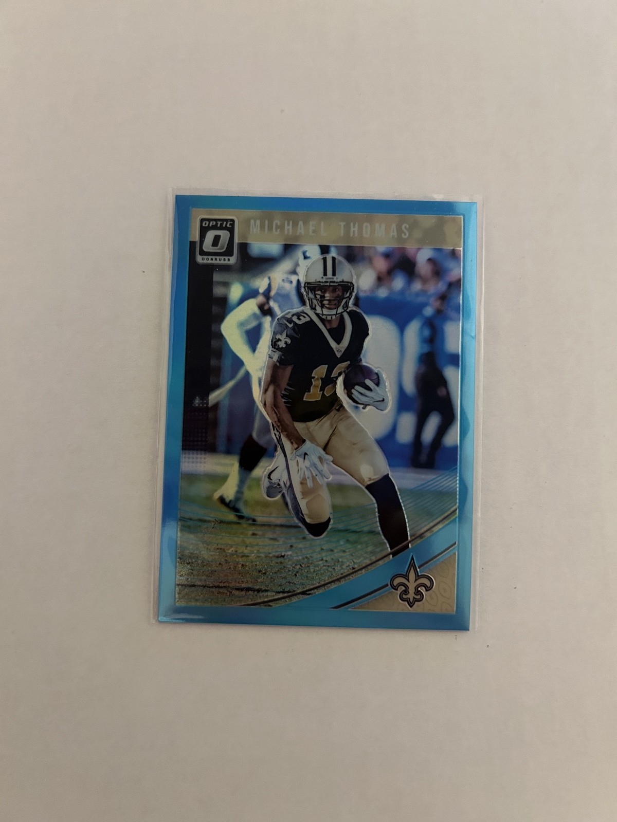 2018 Panini Donruss Optic MICHAEL THOMAS #70 Aqua Holo Prizm #/299 Saints 