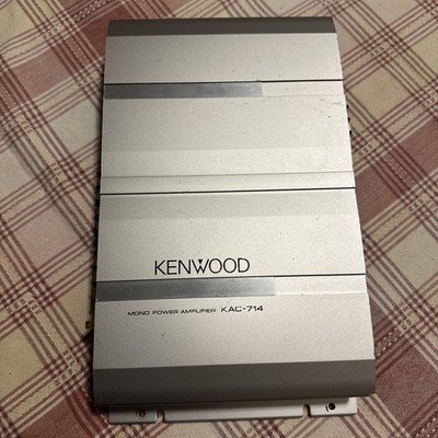 Vintage Rare Kenwood KAC-714 Car Amplifier Old School. Nice Condition! Untested.