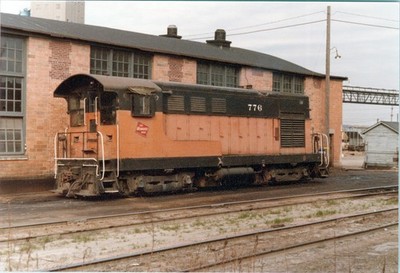 Milwaukee Road Fairbanks-Morse H12-44 776 779 Umschalter Paar 1978 MILW Fotos