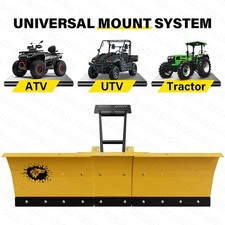 60 Inch Atv Snow Plow Heavy Duty Universal Atvutv Snow Plow Kit Adjustable 60 Inch Atv Snow Plow Heavy Duty Universal Atvutv Snow Plow Kit Adjustable