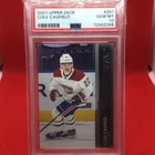 2021 UPPER DECK #201 COLE CAUFIELD YOUNG GUNS RC ROOKIE PSA 10