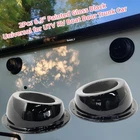 Black Angled Speaker Enclosures Pods Door Trunk House Boat Car UTV RV Mount