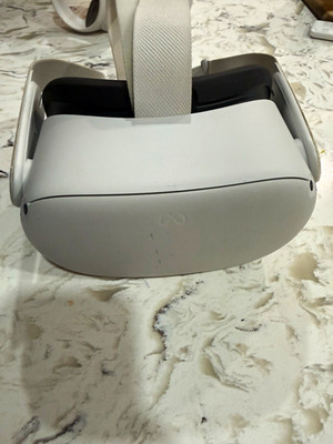 Meta Quest 2 Standalone VR Headset, White, with 2 Motion Controllers