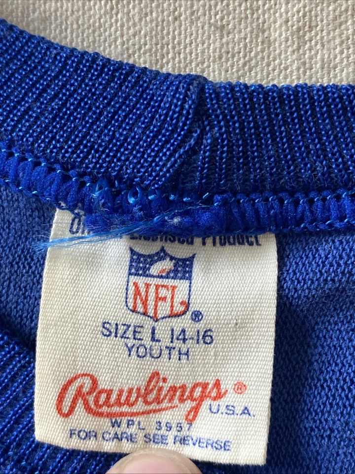 Camiseta deportiva vintage Rawlings años 80 Seattle Seahawks #80 LARGENT - JUVENIL GRANDE Foto 3 de 4