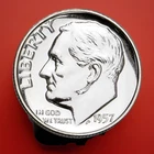 1957-P BU Proof Roosevelt Dime Lustrous FAST SHIPPING