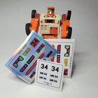 Machine Robo GoBots MR-34 FORKLIFT ROBO/ Spoons  Reproduction STICKERS