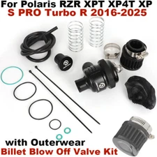 Billet Blow Off Valve Kit BOV For 2016-25 Polaris RZR XPT XP4T XP S PRO Turbo R