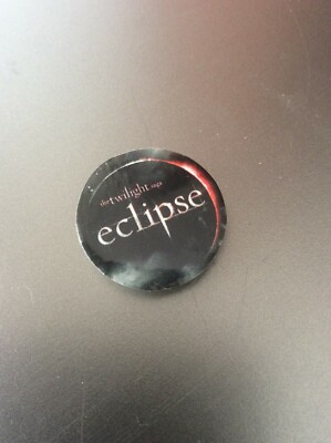 Button Pin Anstecker, 25mm Durchmesser Sammlerstück ''The Twilight Saga - Eclipse''