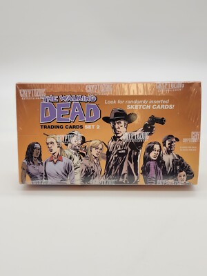 2013 CRYPTOZOIC THE WALKING DEAD COMIC BOOK SET 2 TRADING CARD BOX NEW SEALED