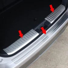 Stainless Rear Bumper Sill Plate Guard Protector For Toyota Highlander 2020-2026