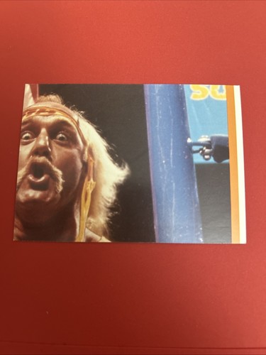 Vintage 1987 Topps WWF Andre The Giant Sticker #17 w/Hulk Hogan Back WWE NWA D1 - Picture 2 of 2