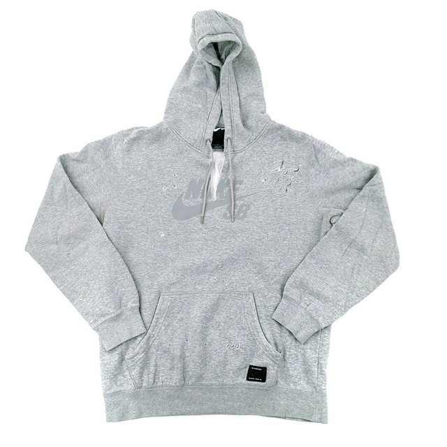 Nike SB Skateboarding Hoodie Sweatshirt Mens Small Thrashed Reflective