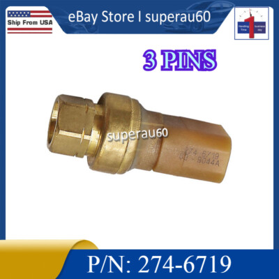274-6719 Heavy Duty Pressure Sensor For Caterpillar C15 C9 C175 C27 Engine US