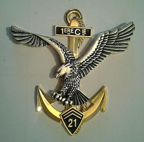 21st RIMA: 1st COMPANY OF THE 21st MARINE INFANTRY REGIMENT PLAKETTE