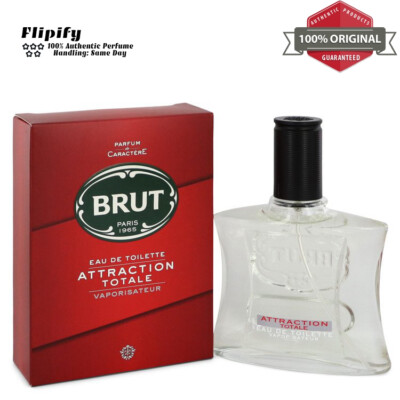 Brut Attraction Totale Cologne 3.4 oz EDT Spray for Men by Faberge