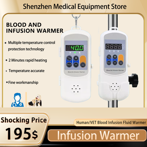 Transfusion Heater Thermostat Fluid Warming Portable Blood infusion ...