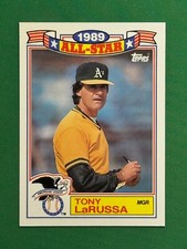 1990 Topps Baseball 1989 All-Star Game Commemorative Set Glossy #12 Tony LaRussa