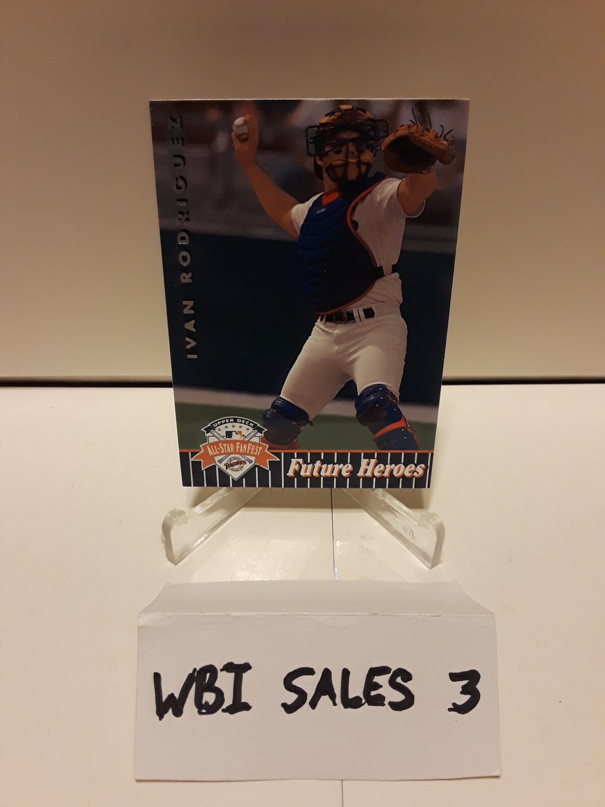 1992 Upper Deck All-Star Fan Fest Ivan Rodriguez Texas Rangers # 2