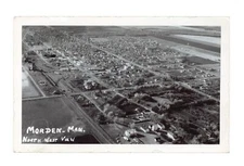 Morden Manitoba North West view - Bird's eye view of Morden Canada Old Photo