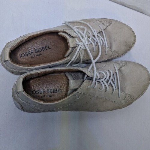 Josef Seibel|| Fergey 56 Gently Loved Women's Size 38/7.5 Cream Premium Leather - Picture 4 of 15