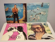 4 Elton John Records Vinyl LP Vintage SEE DESCRIPTION FOR TITLES