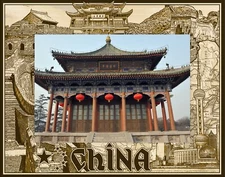 China Laser Engraved Wood Picture Frame Landscape (5 x 7)