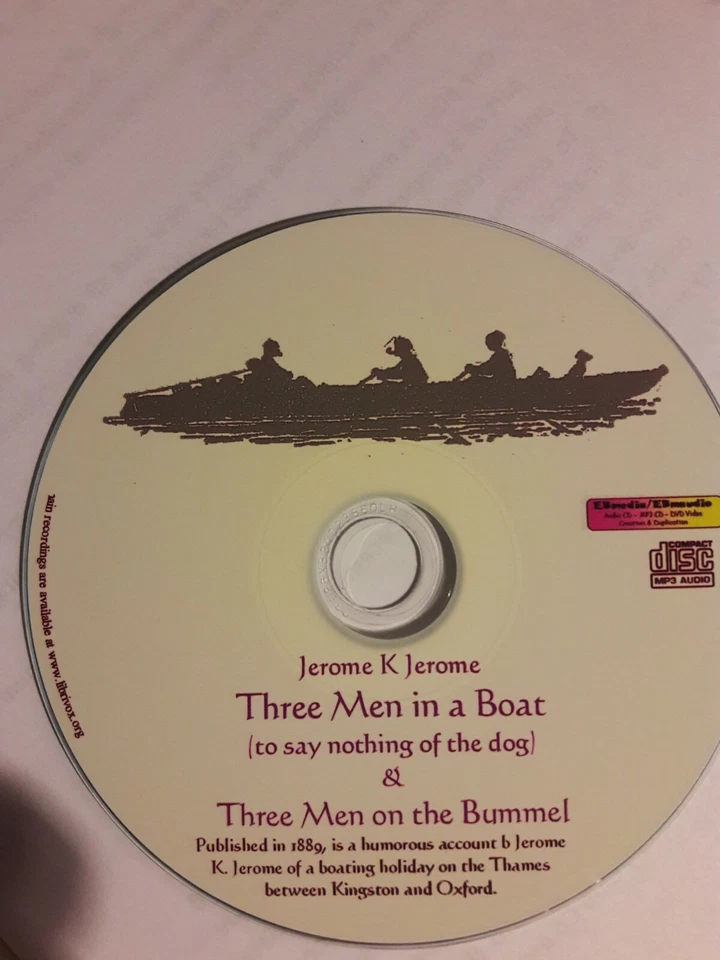 Jerome K Jerome: Three Men in a Boat & Bummel - 2 unabridged Audiobooks Mp3 CD
