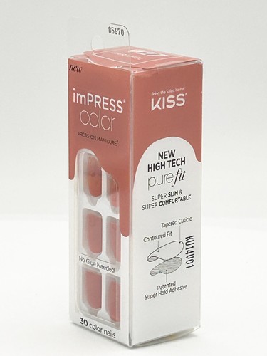 imPRESS Color, Finitura Gel Corta e Lucida, Unghie Press-On, 'Caramello' 85670 - Foto 6 di 10
