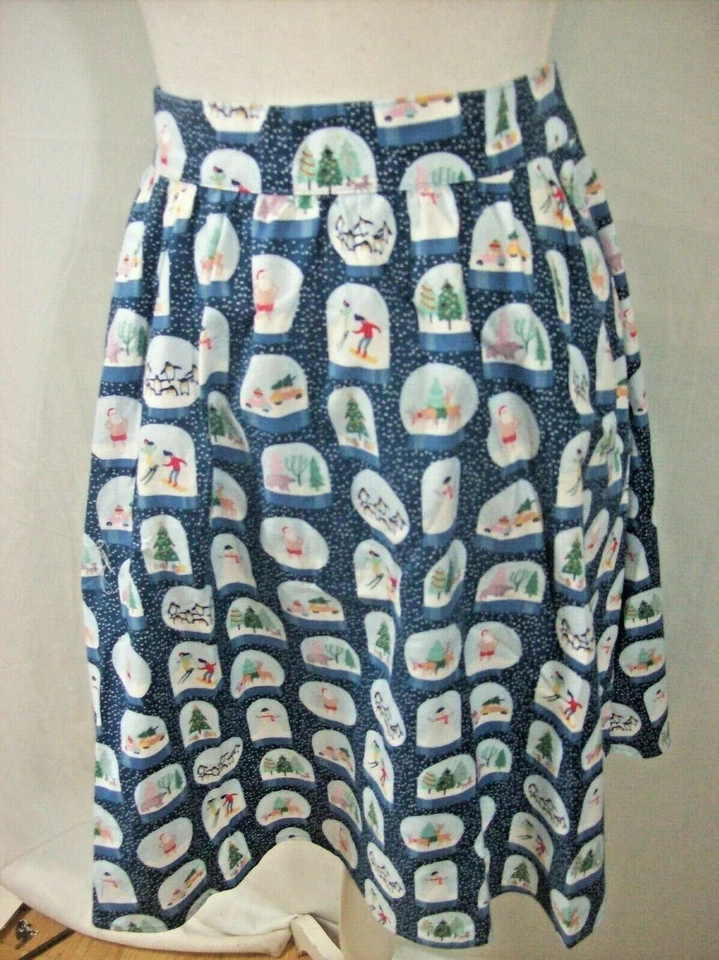 Modcloth RETROLICIOUS Snow Globe Christmas Skirt Sizes XS,S,M,L,XL,2X,3X (B259) - Image 2 of 4