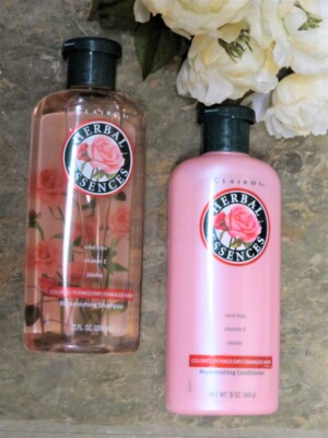Herbal Essences Rose Hips SHAMPOO & CONDITIONER  Colored Permed Dry Damaged hair