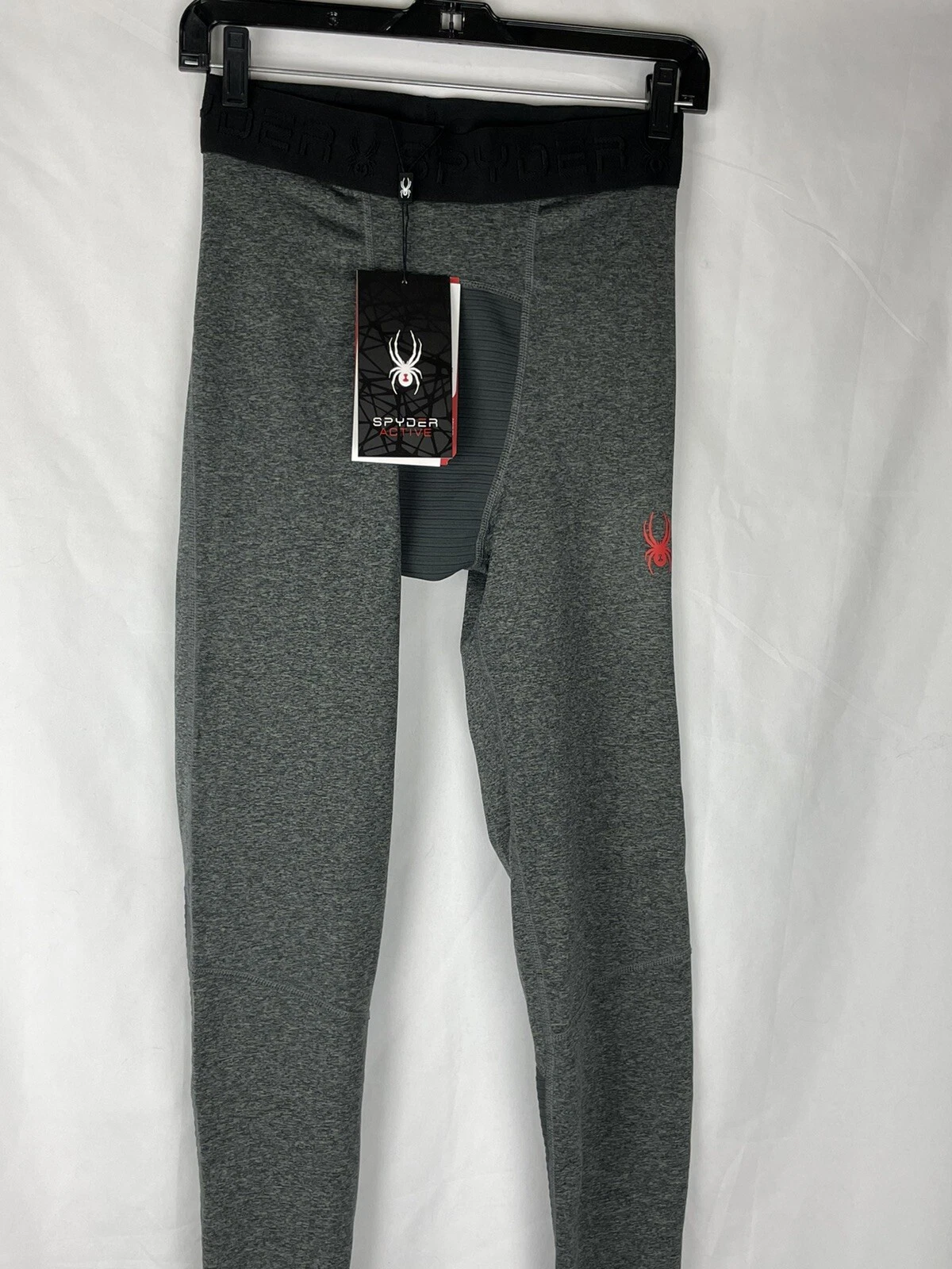 Spyder Active Sz Small Compression Leggings Base Layer Pants MSRP $78