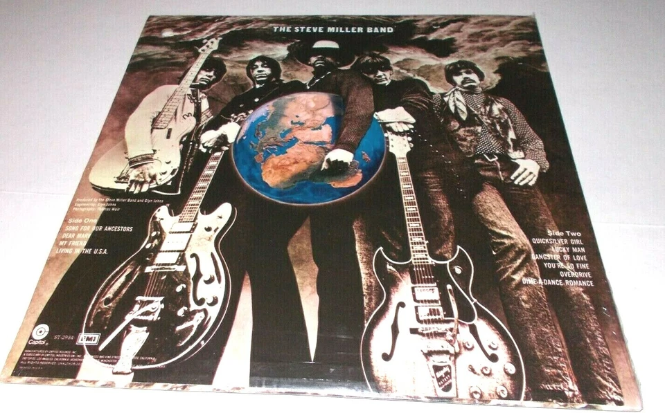 👀 STEVE MILLER BAND "SELF~TITLED 1st LP RARE 1968 ST-2984 SEALED 70s REISSUE 👀 - Image 2 of 2