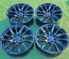 2024 Black 22 Wheels Cadillac Escalade Yukon Tahoe Set OEM Factory GM Spec ONYX